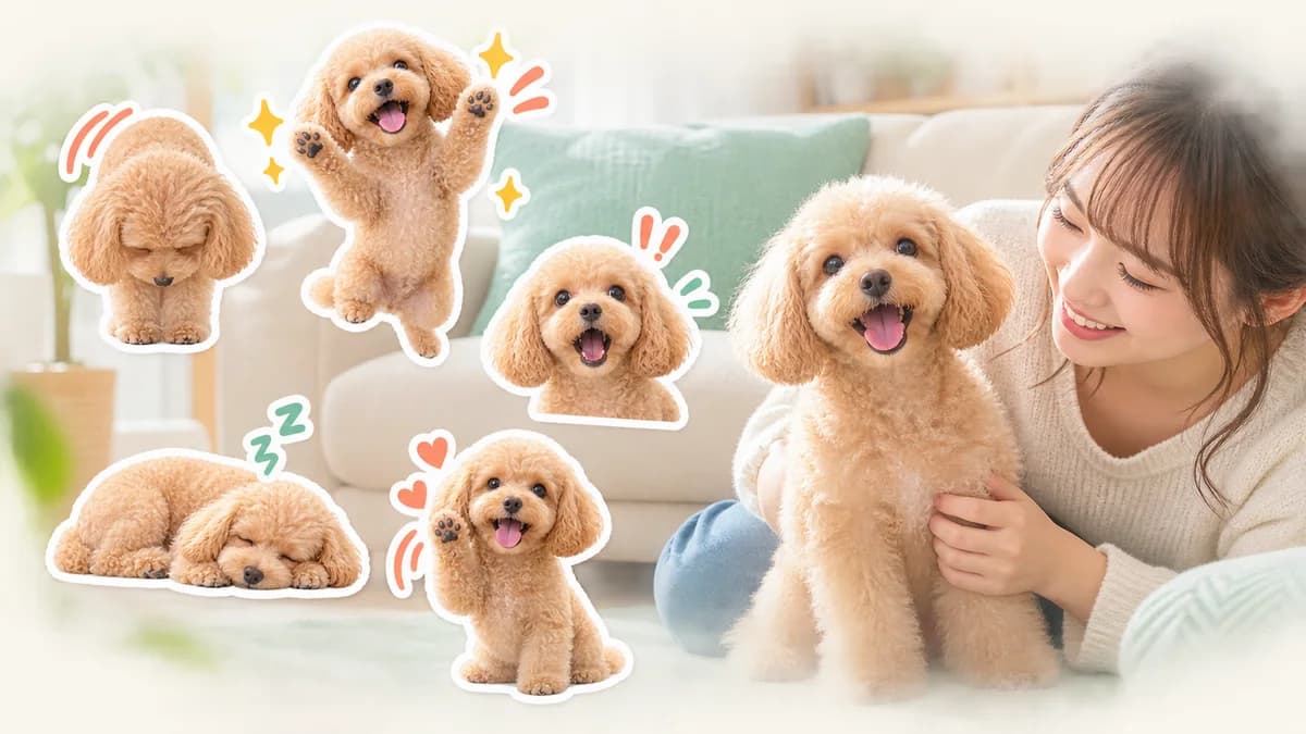 犬・猫の写真でLINEスタンプを作る方法|毛並みをきれいに残すコツ